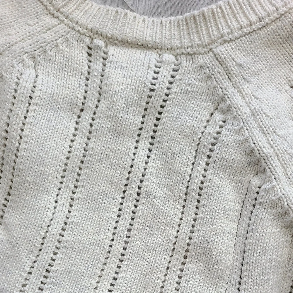 OshKosh B'gosh Cream Cable Knit Sweater
